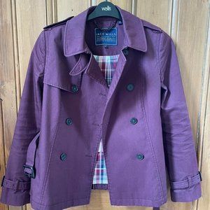 Jack Wills Womens Burgundy Coat